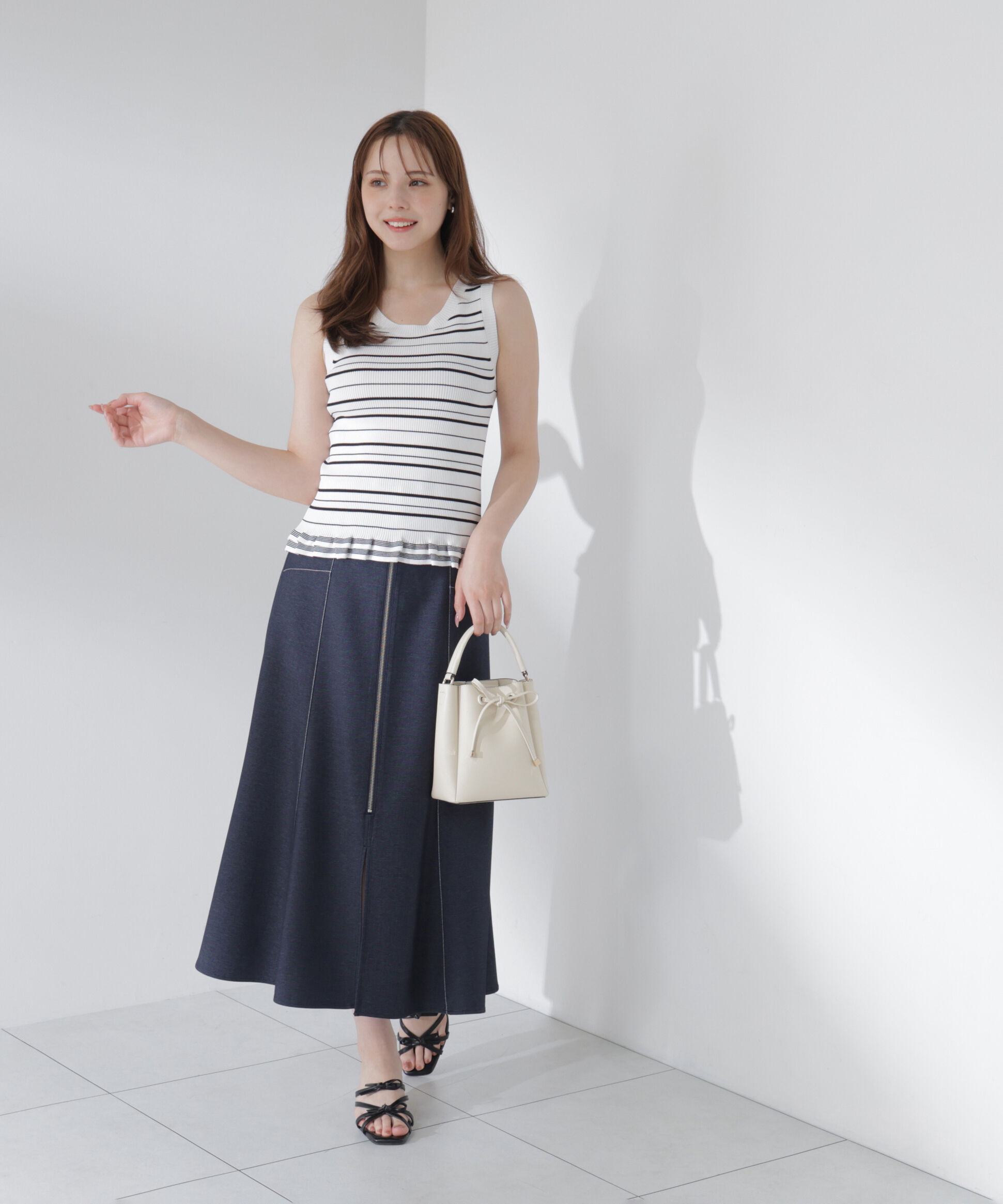 PROPORTION BODY DRESSING「＜中川紅葉さん着用＞フロントジップマーメイドスカート」|スカート|