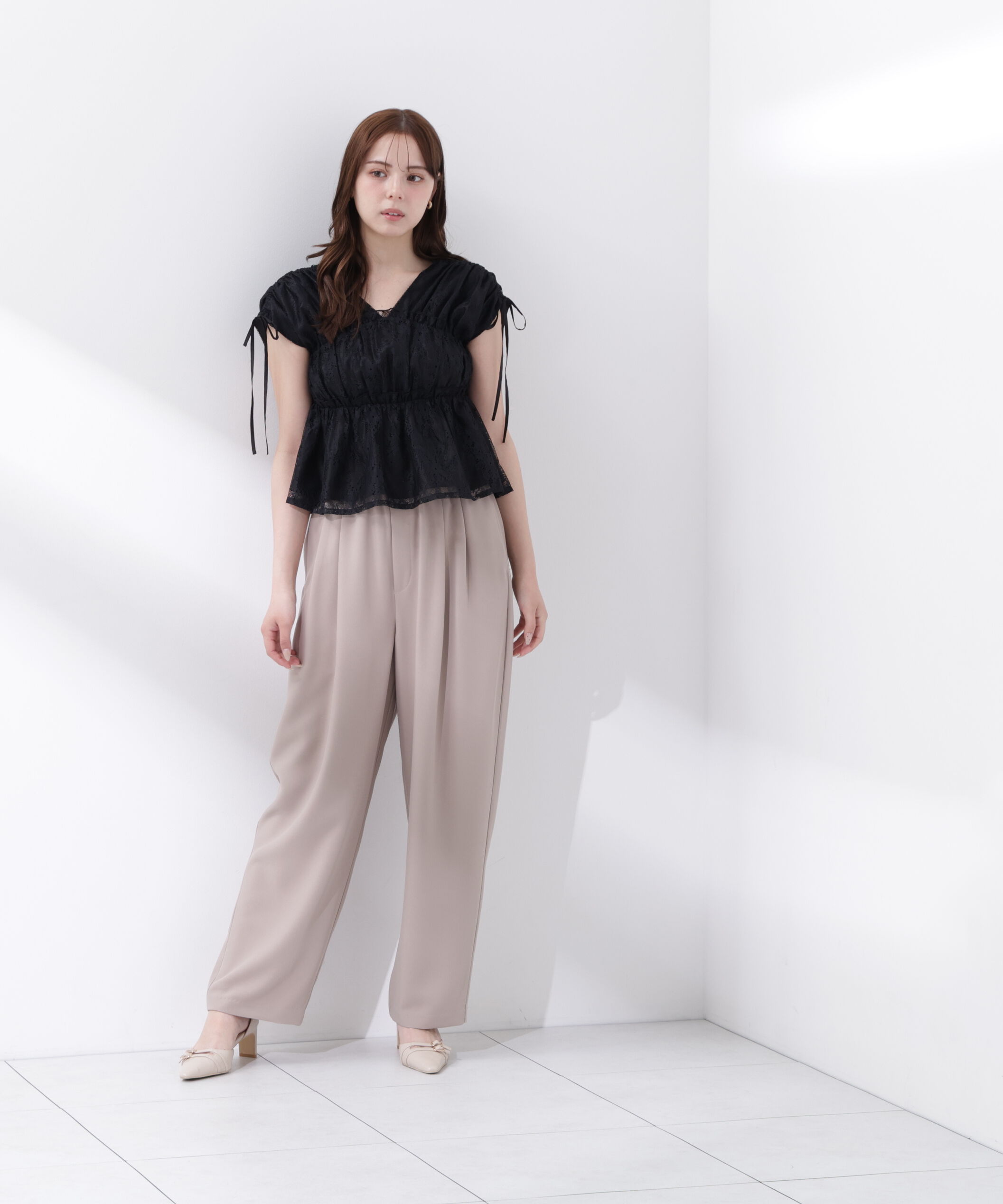 PROPORTION BODY DRESSING「＜中川紅葉さん着用＞〈a/mie〉イージーバレルパンツ」|その他|