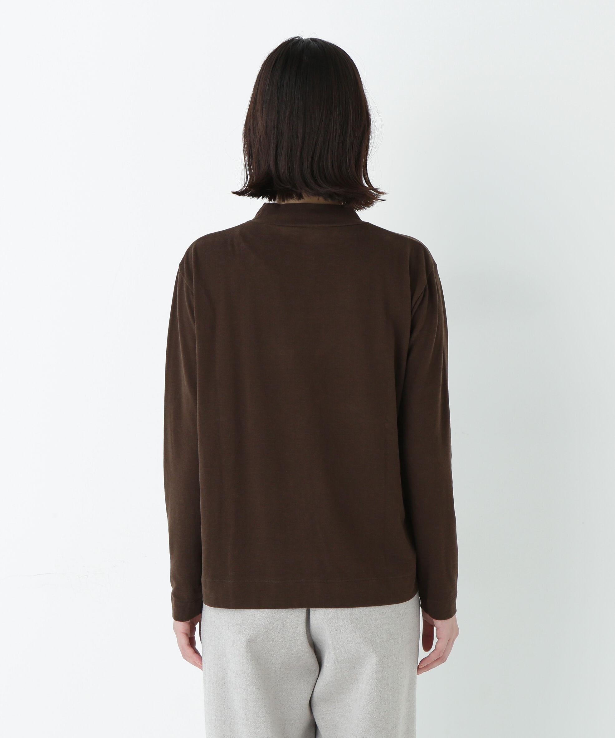  「≪ウォーム素材≫コットンウォームカットソー」|Tシャツ・カットソー|