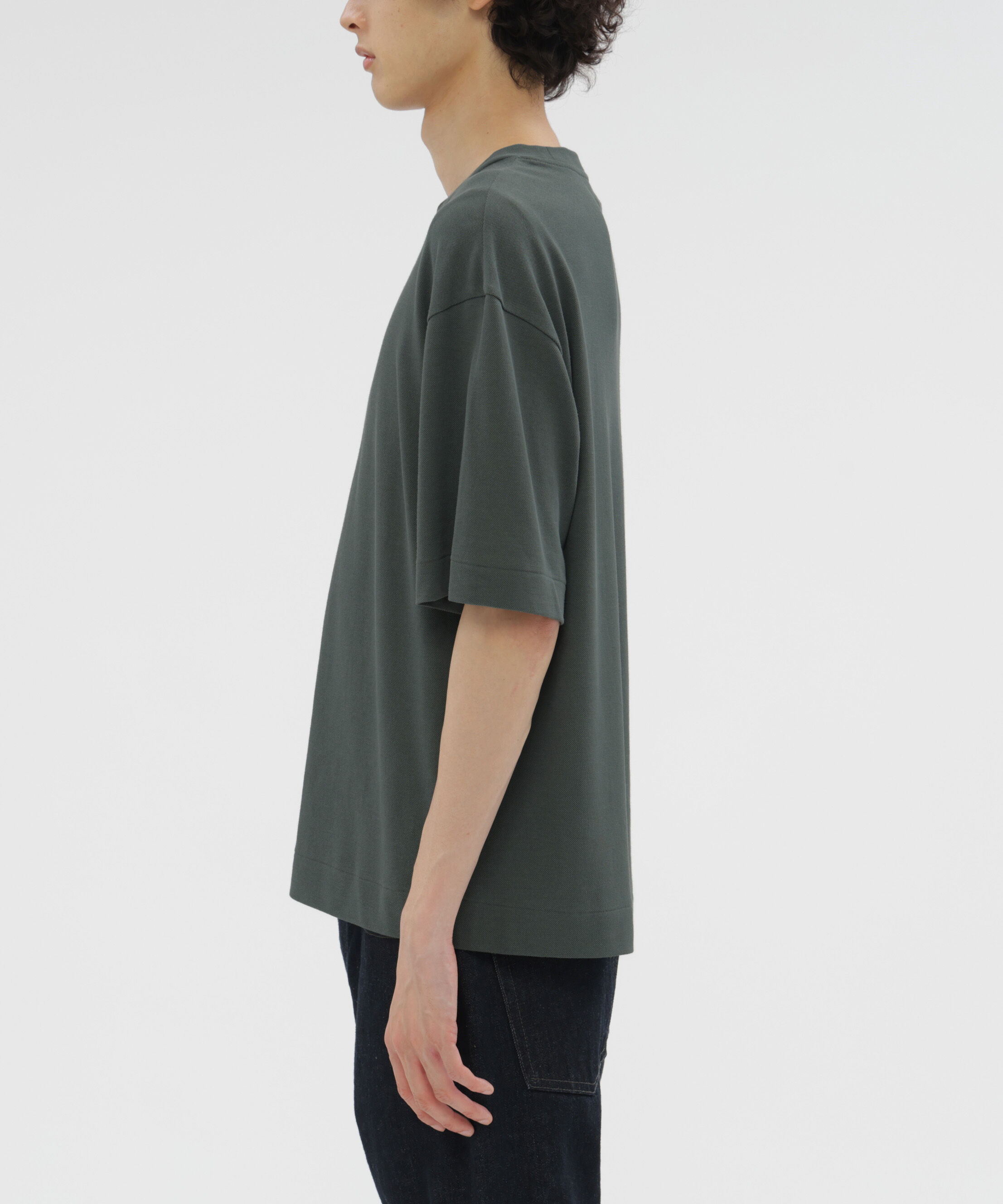 MARGARET HOWELL「COTTON LINEN PIQUE TOP」|Tシャツ・カットソー|