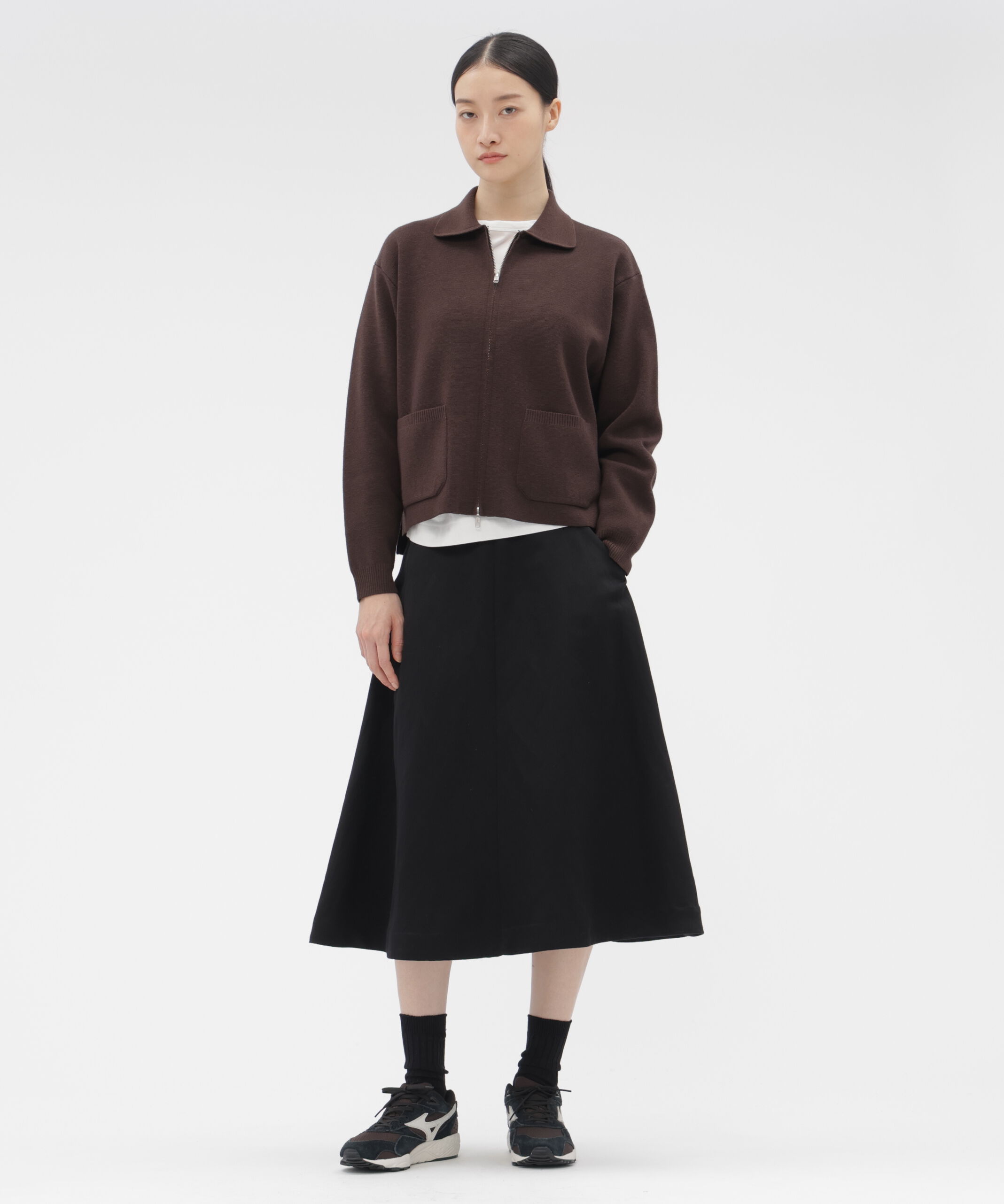  「RAYON LINEN TWILL SKIRT」|スカート|