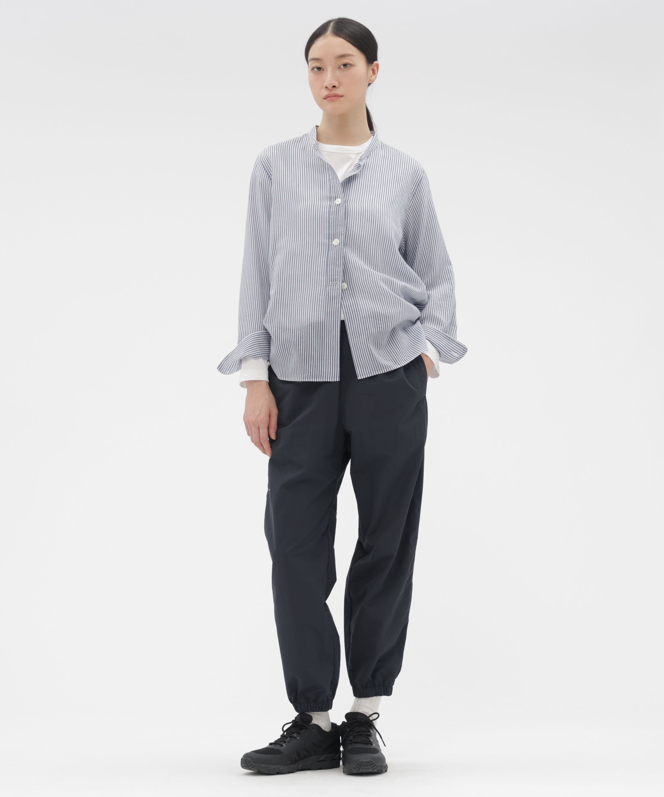  「COTTON SILK STRIPE SHIRT」|シャツ・ブラウス|