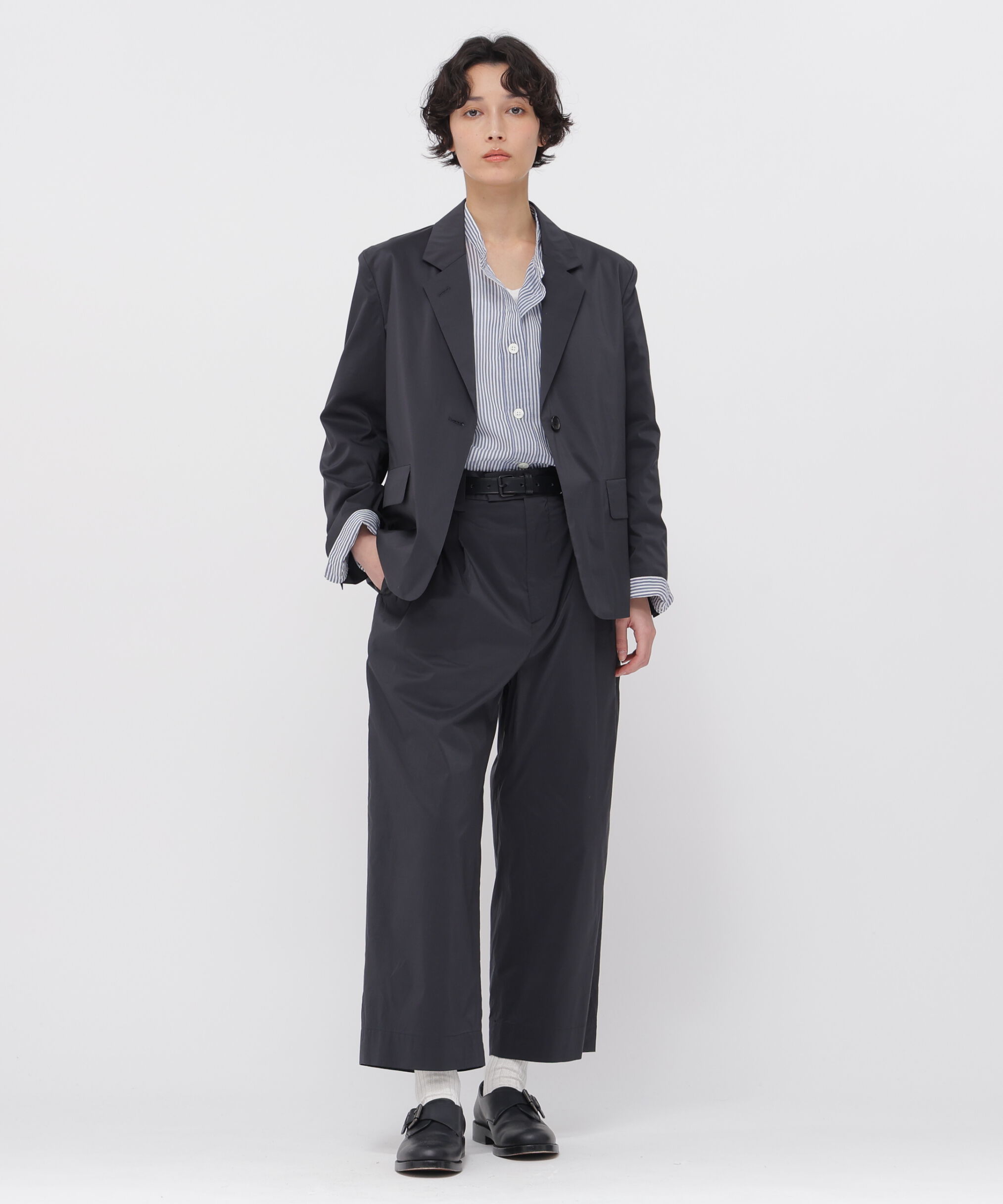  「COTTON SILK STRIPE SHIRT」|シャツ・ブラウス|