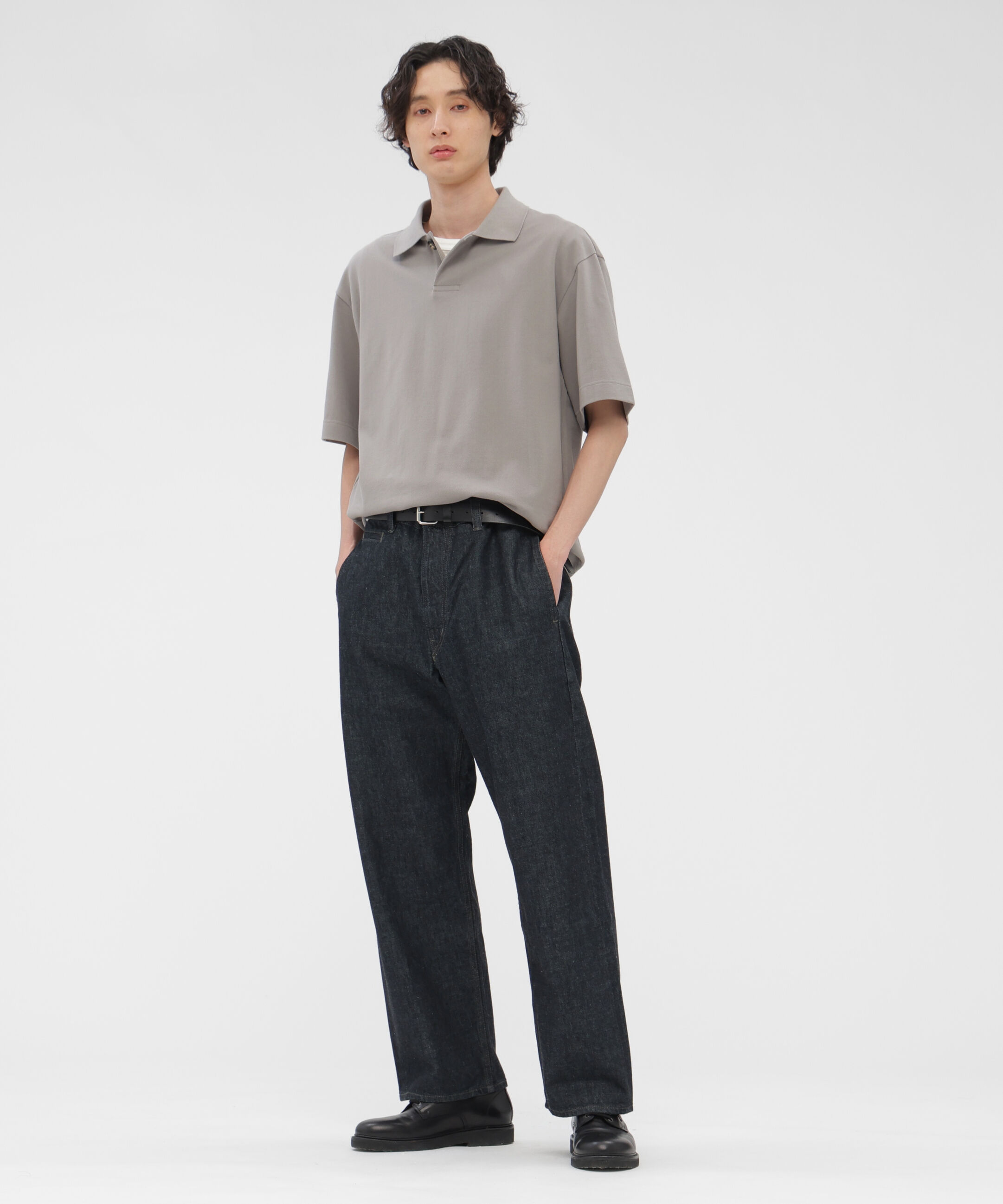 MARGARET HOWELL「COTTON PIQUE JERSEY TOP」|Tシャツ・カットソー|