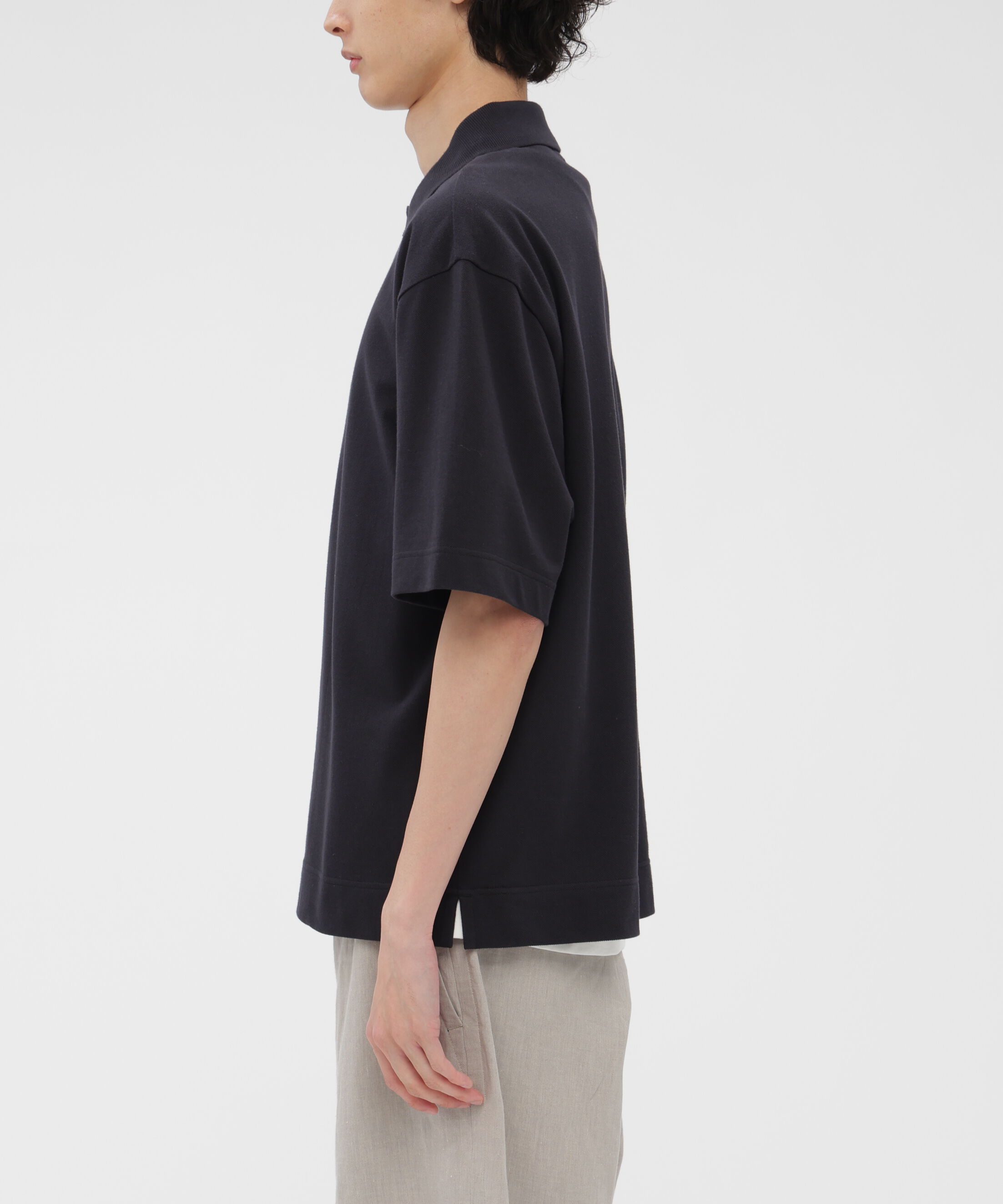 MARGARET HOWELL「COTTON PIQUE JERSEY TOP」|Tシャツ・カットソー|