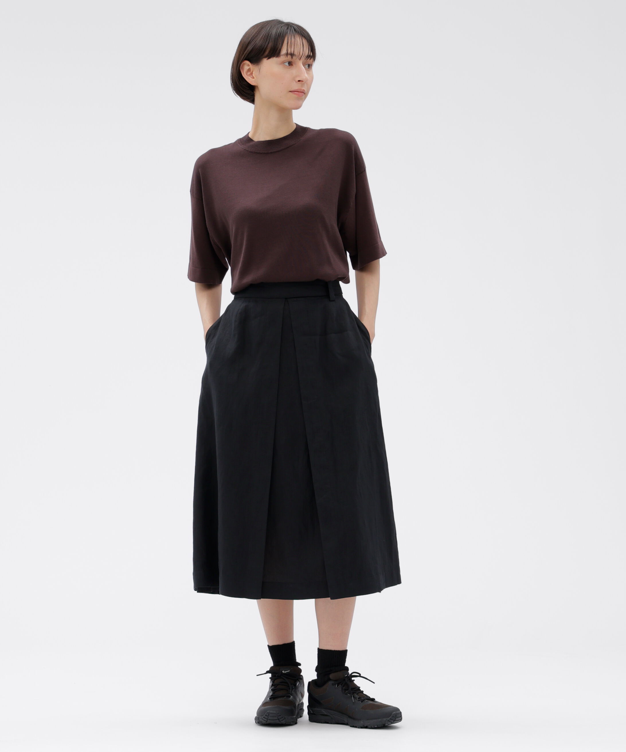  「LIGHTWEIGHT LINEN SKIRT」|スカート|