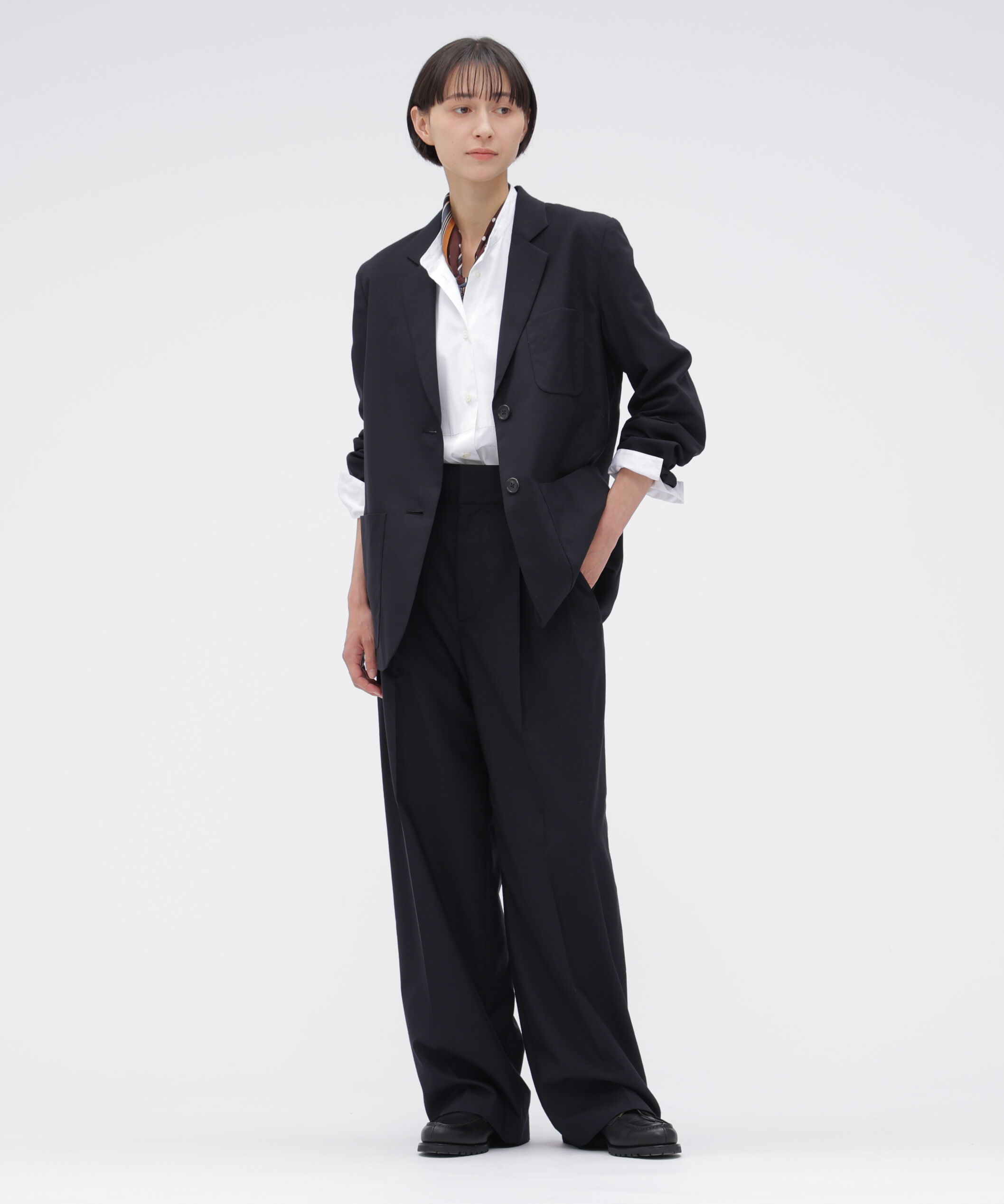  「SUMMER WOOL TROUSERS」|その他|BLACK
