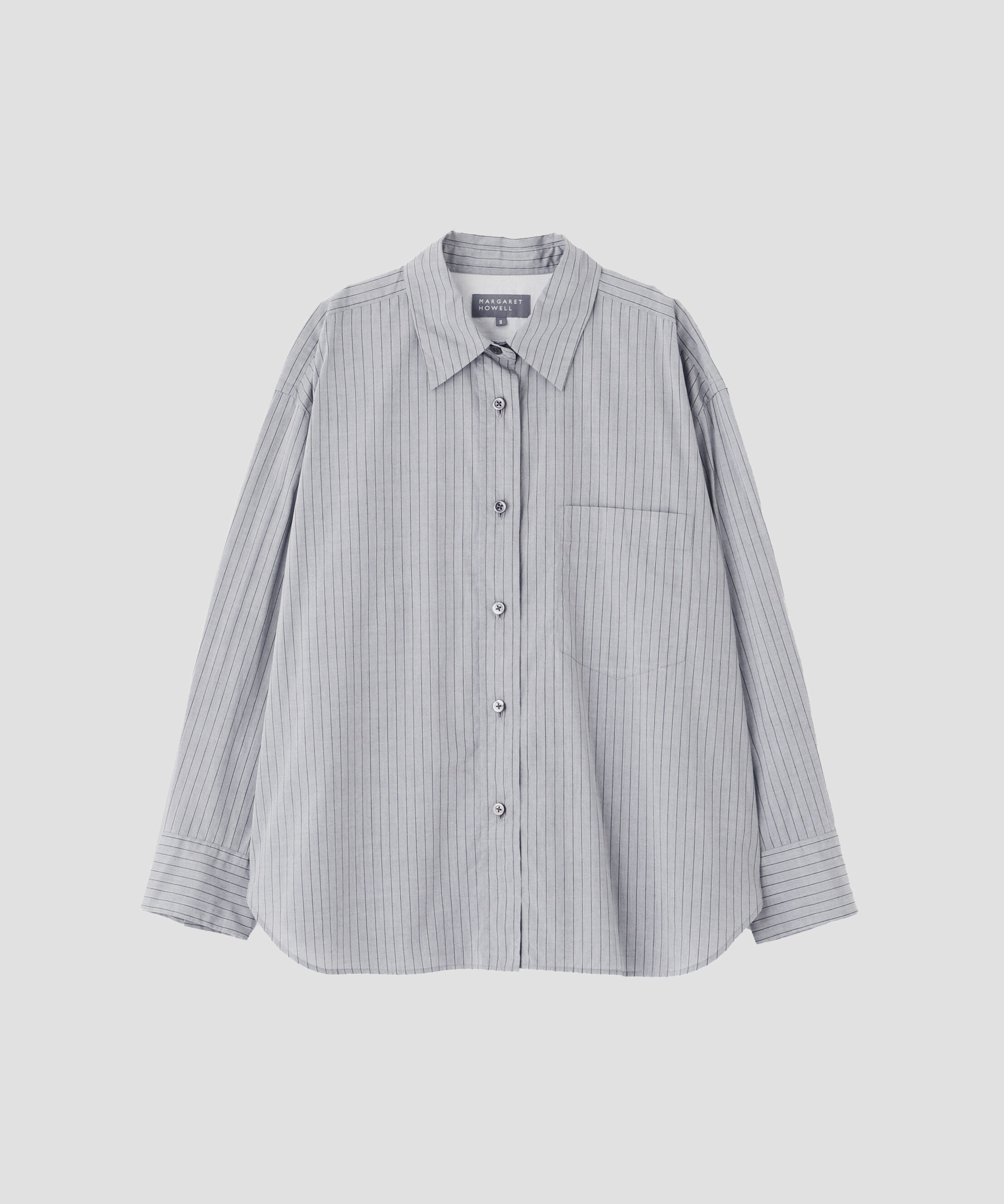  「FINE COTTON STRIPE SHIRT」|シャツ・ブラウス|