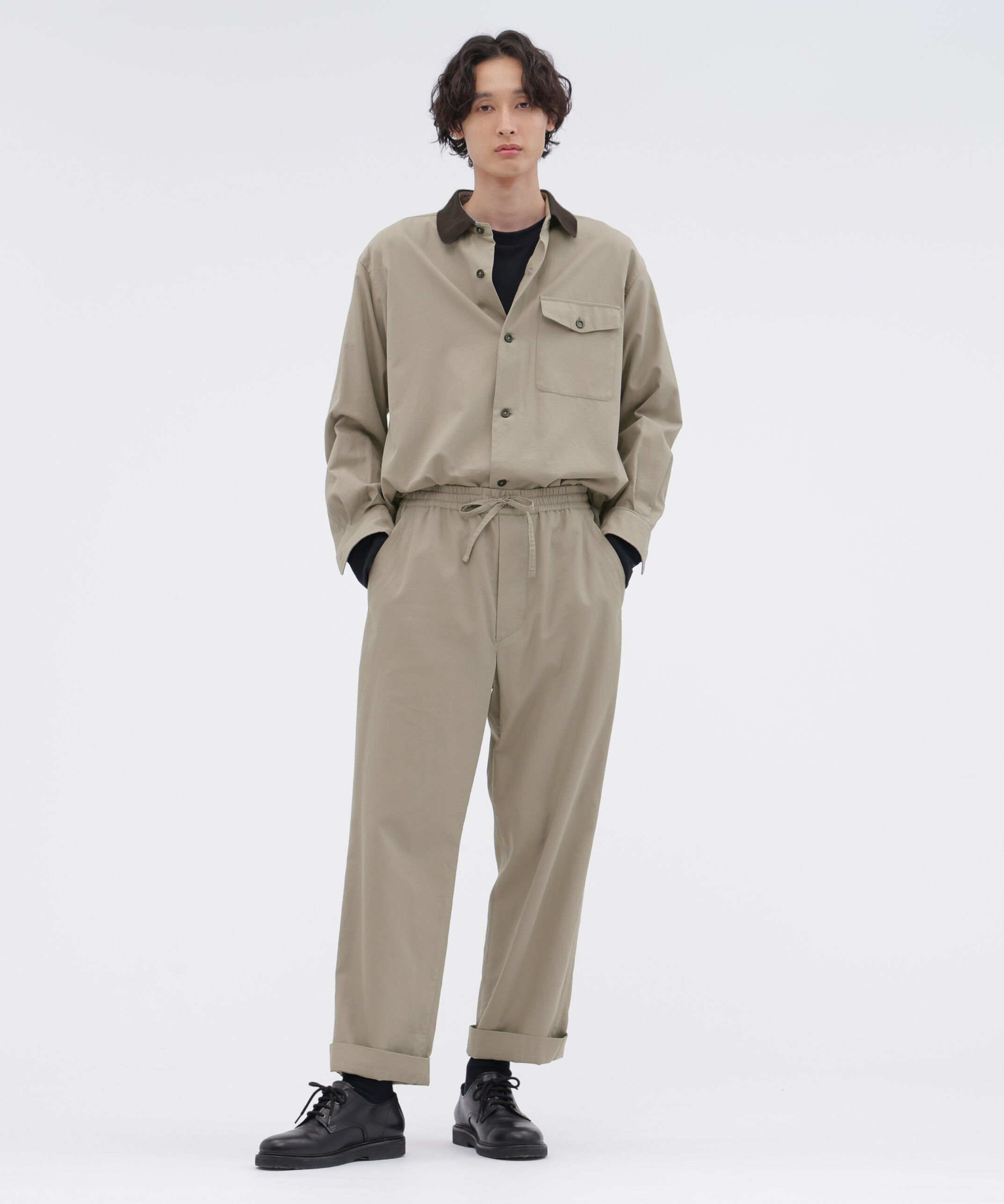 MARGARET HOWELL「TEXTURED COTTON PIQUE SHIRT」|シャツ・ブラウス|