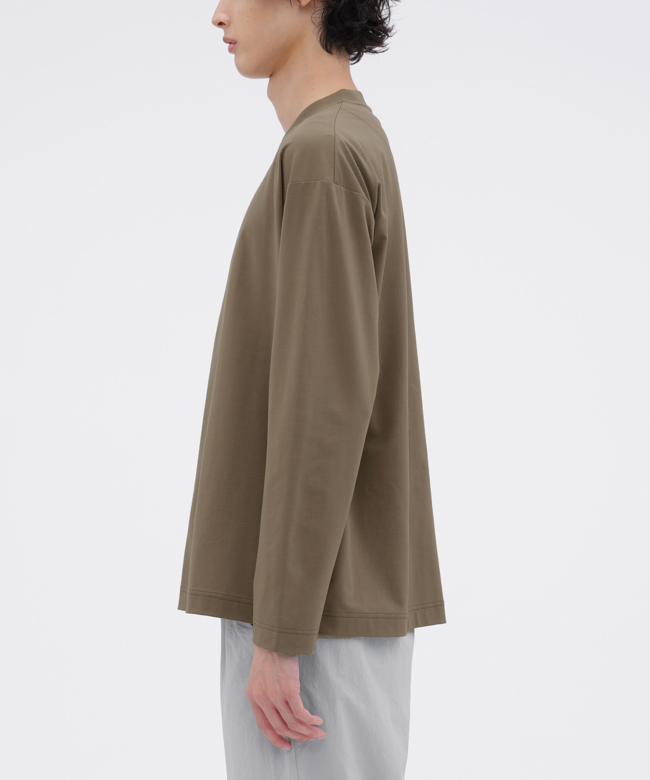 MARGARET HOWELL「POLYESTER COTTON HOGH GAUGE PIQUE JERSEY TOP/#REF!」|Tシャツ・カットソー|