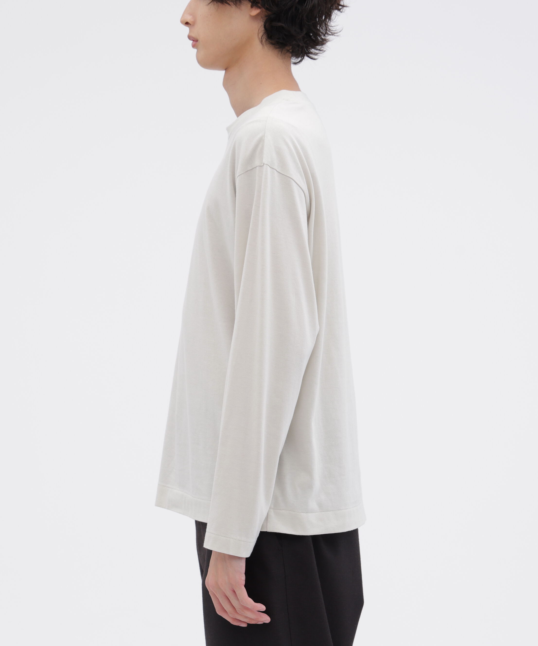 MARGARET HOWELL「PLAIN COTTON JERSEY TOP」|Tシャツ・カットソー|