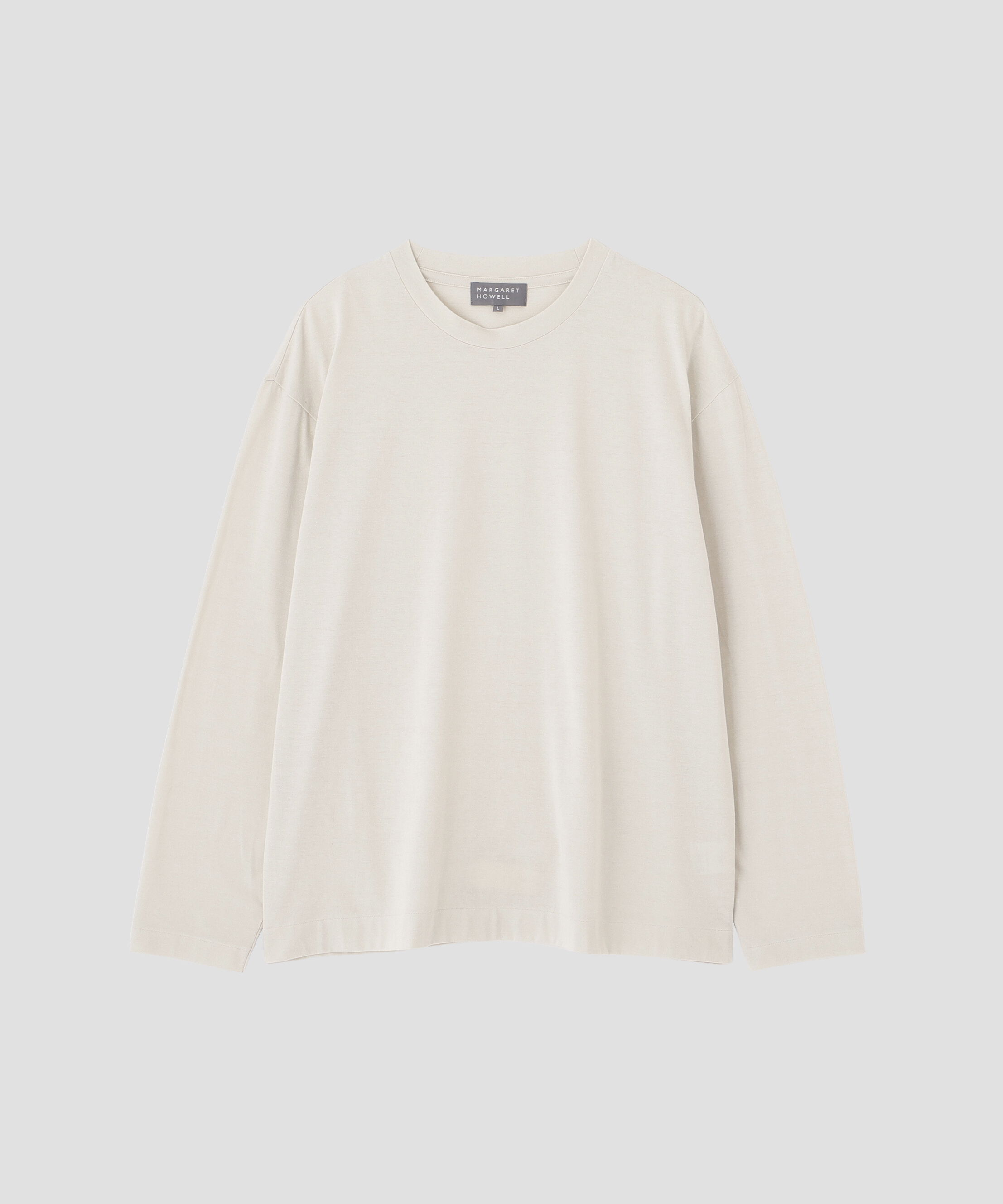 MARGARET HOWELL「PLAIN COTTON JERSEY TOP」|Tシャツ・カットソー|