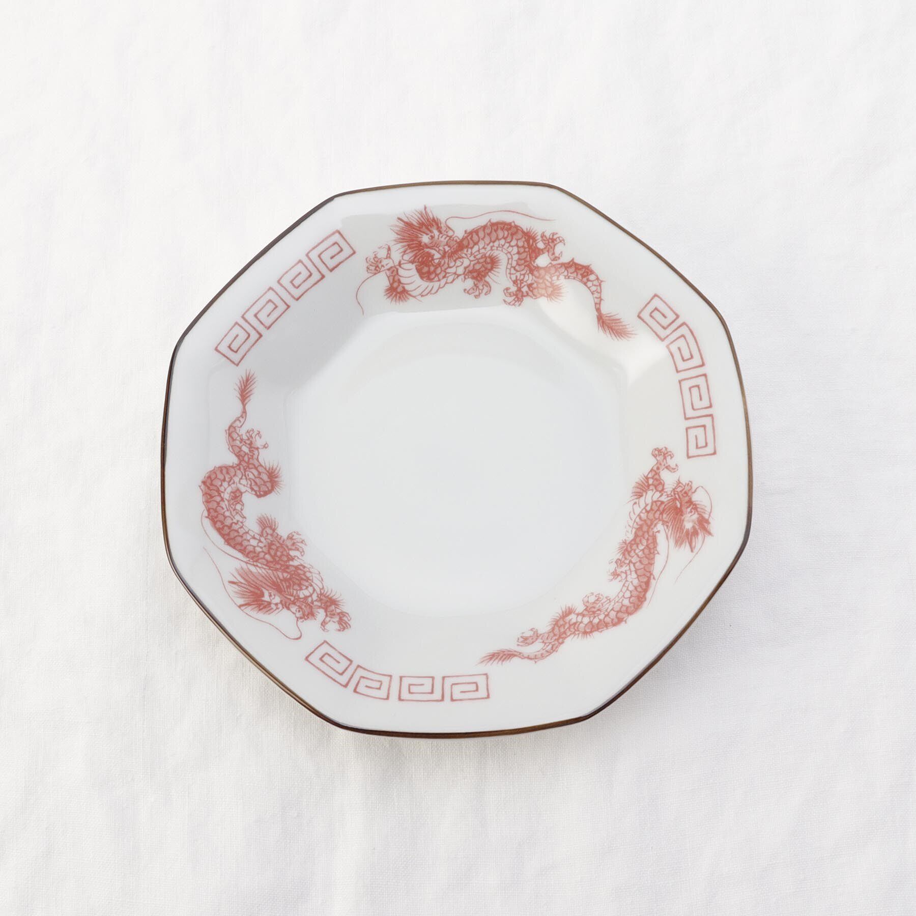 212 KITCHEN STORE「レトロ中華 八角皿 赤龍」|食器・キッチングッズ|