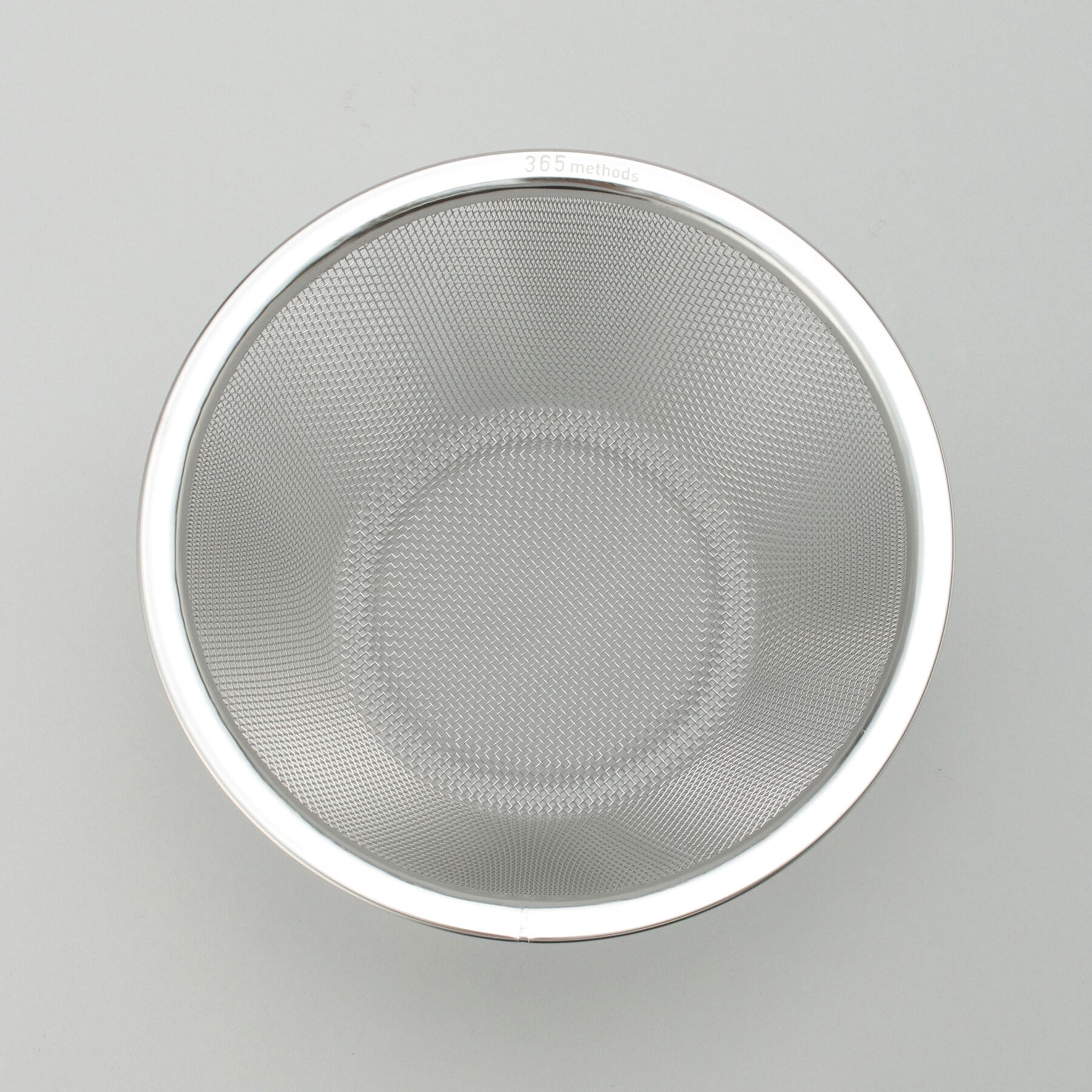 212 KITCHEN STORE「ガラスのようなボウル&ステンレスザル平縁20cm ＜365methods サンロクゴメソッド＞」|食器・キッチングッズ|
