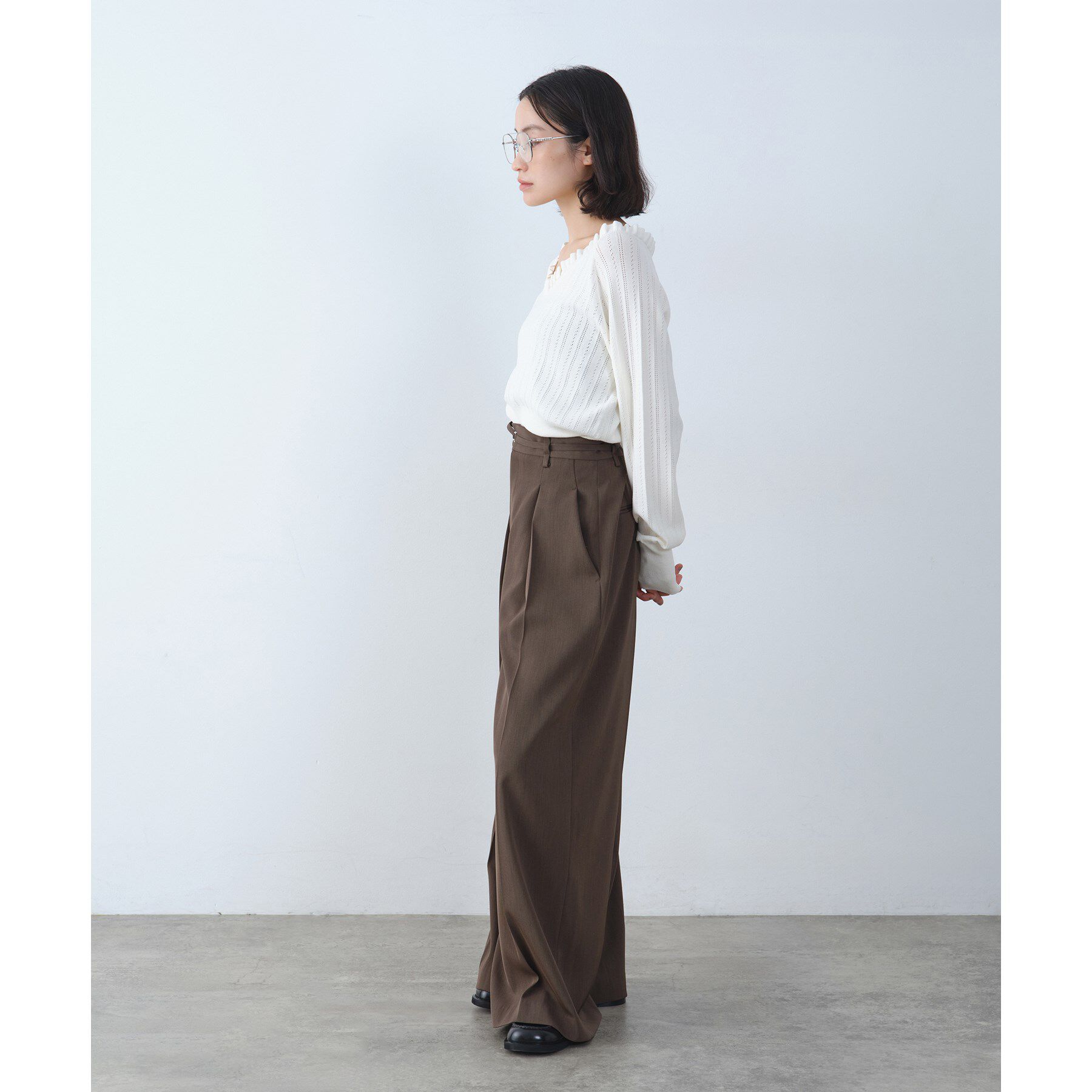 CODE A「frill design knit」|ニット・セーター|
