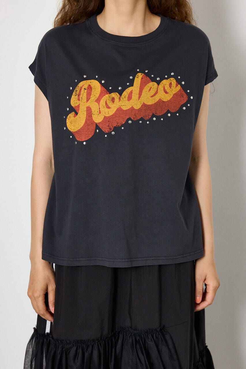 RODEO CROWNS「ロゴスタッズトップス」|Tシャツ・カットソー|