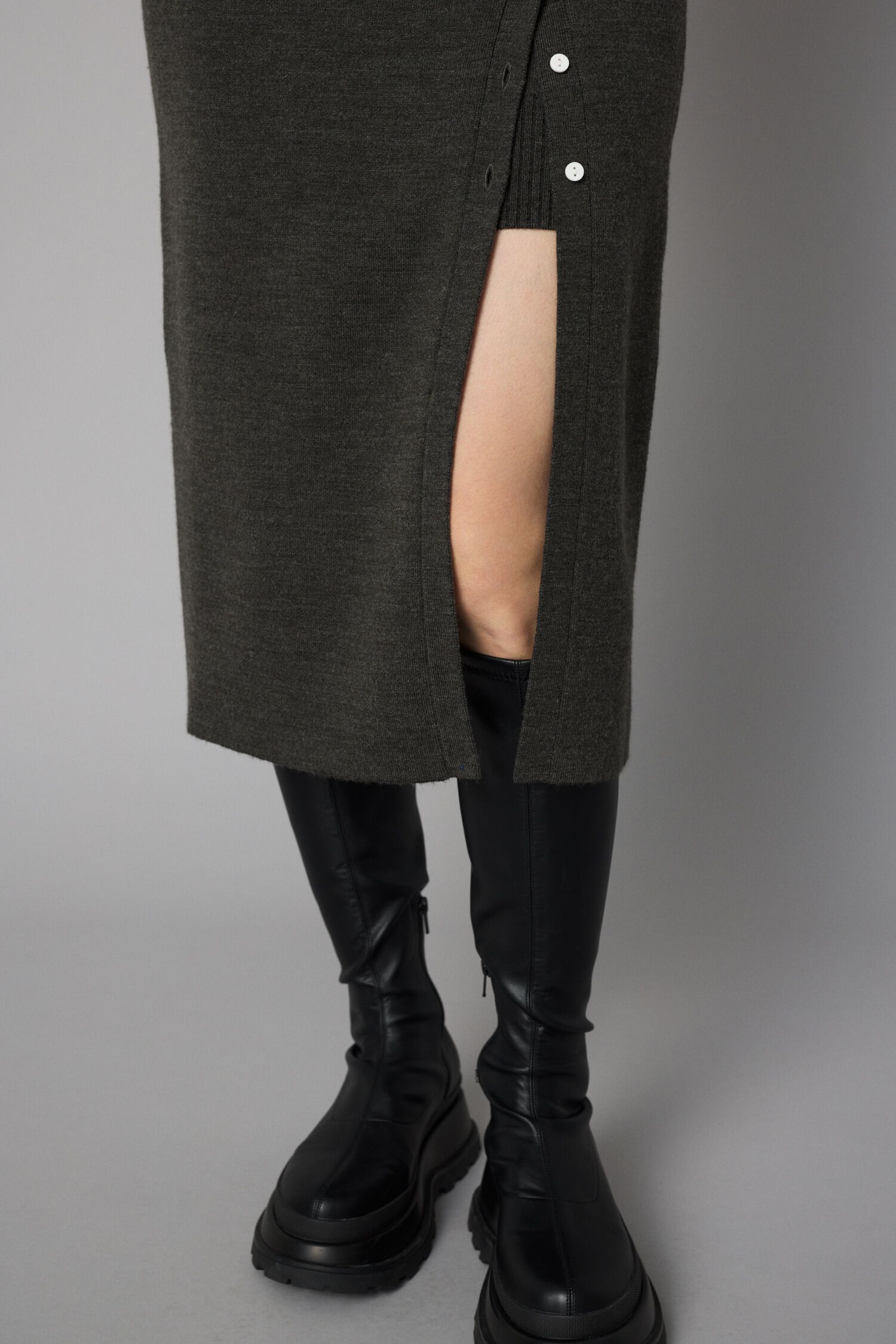 HeRIN.CYE「Layered knit skirt」|スカート|