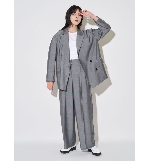 ELENDEEK「W BREAST TAILORED JK」|テーラードジャケット|