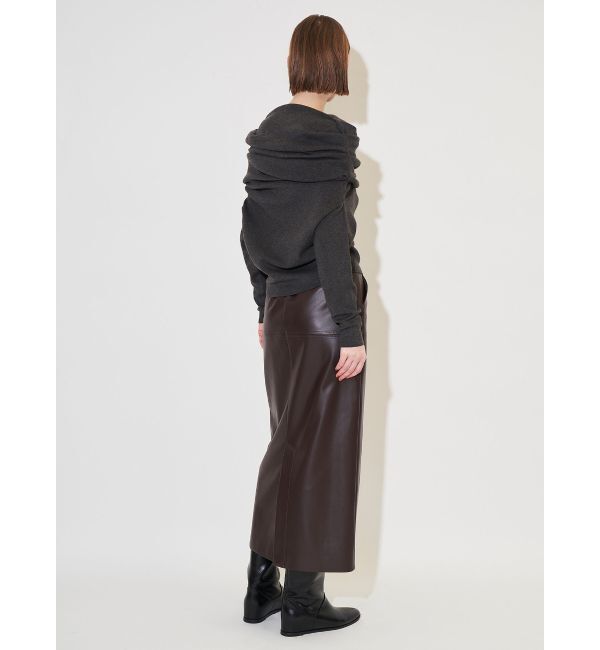 ELENDEEK「ASYMMETRY DRAPE KT」|ニット・セーター|
