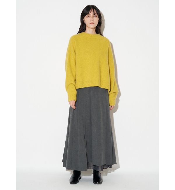 ELENDEEK「SLIT PLEATS SK」|スカート|
