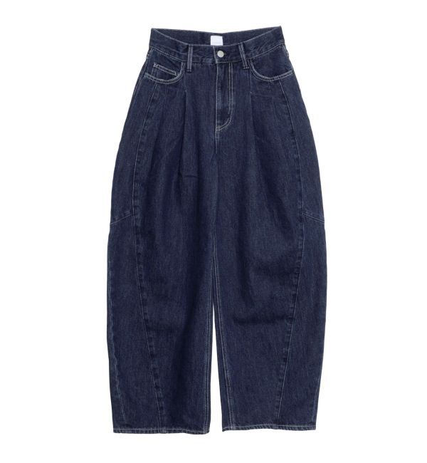 ELENDEEK「PANEL TUK DENIM WIDE PT」|デニム|