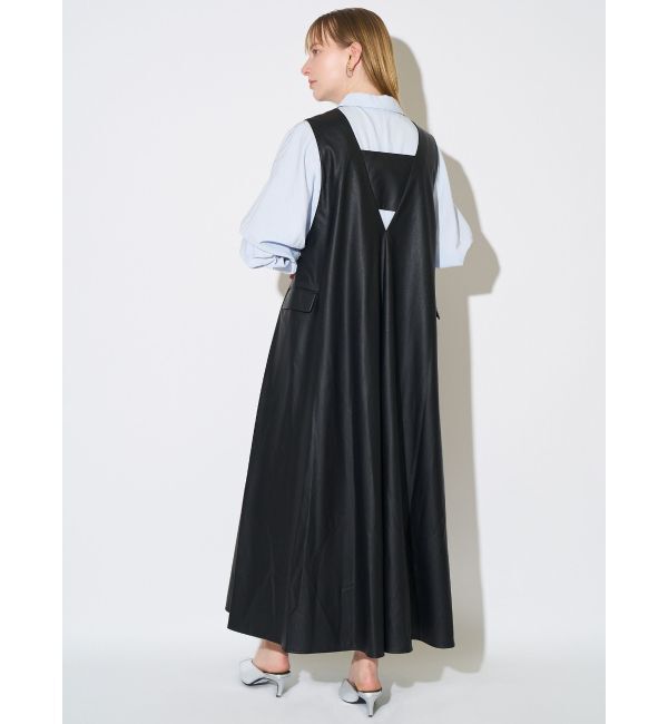 ELENDEEK「BACK BELT A-LINE OP」|ワンピース|