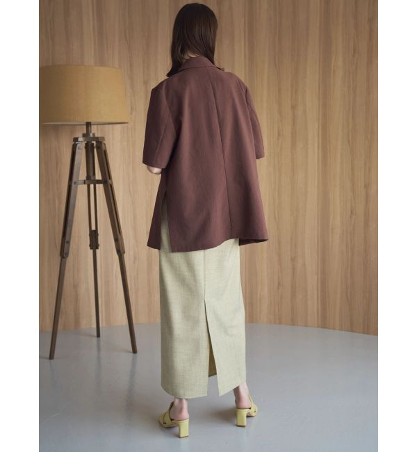ELENDEEK「HALF SLEEVE TECH JK」|テーラードジャケット|