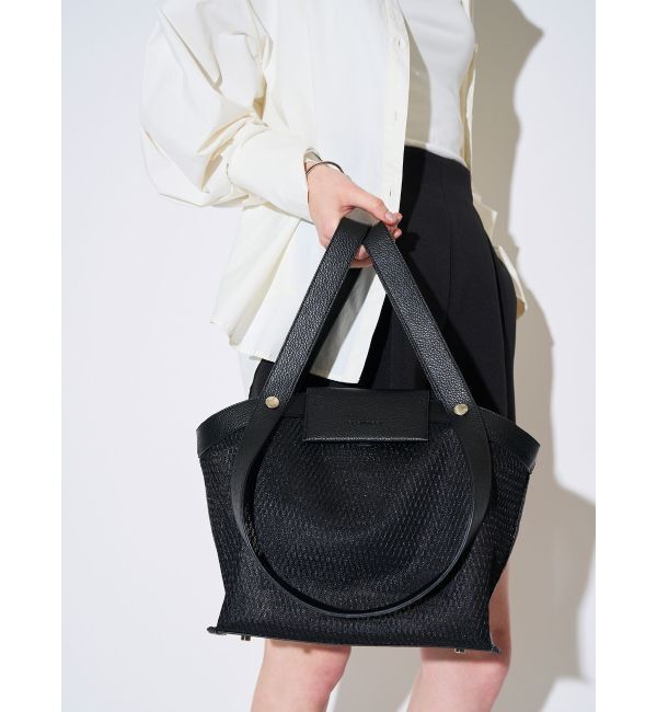 ELENDEEK「2WAY HANDLE MESH BAG」|トートバッグ|