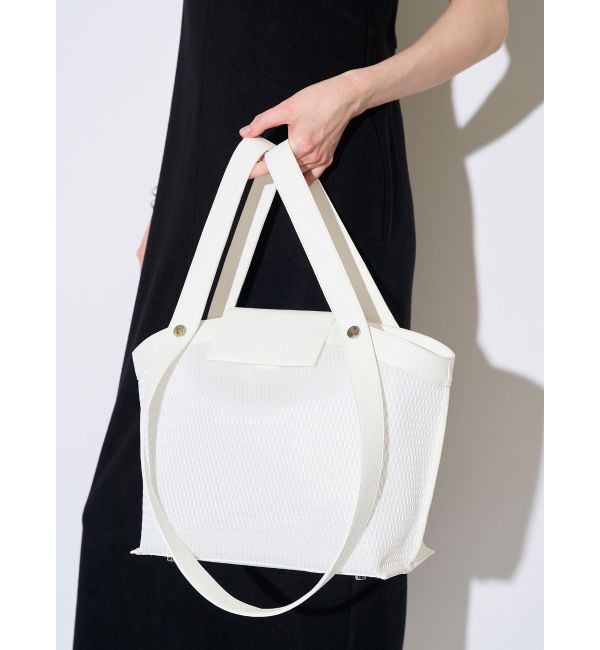 ELENDEEK「2WAY HANDLE MESH BAG」|トートバッグ|