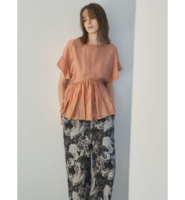 ELENDEEK「ROLL UP PEPLUM BL」|シャツ・ブラウス|