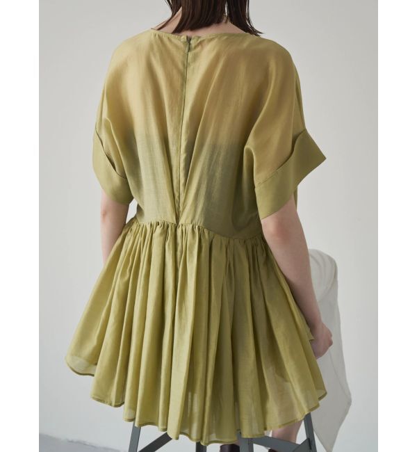 ELENDEEK「ROLL UP PEPLUM BL」|シャツ・ブラウス|