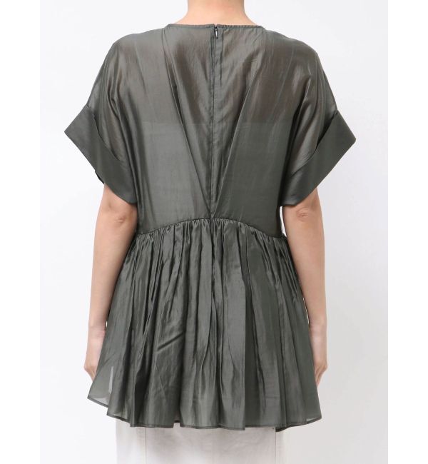 ELENDEEK「ROLL UP PEPLUM BL」|シャツ・ブラウス|