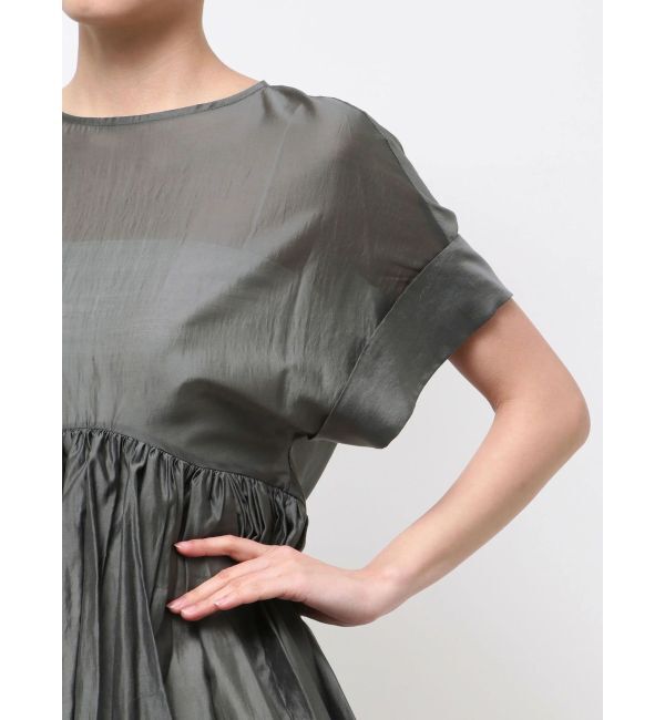 ELENDEEK「ROLL UP PEPLUM BL」|シャツ・ブラウス|