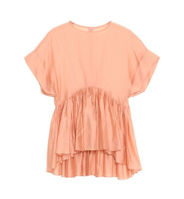 ELENDEEK「ROLL UP PEPLUM BL」|シャツ・ブラウス|