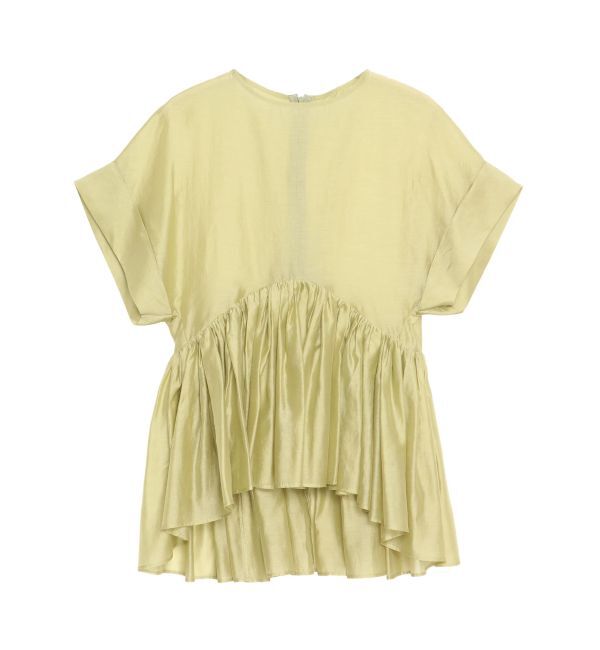 ELENDEEK「ROLL UP PEPLUM BL」|シャツ・ブラウス|