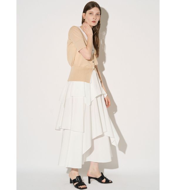 ELENDEEK「COLOR LAYERED HALF SLEEVES KT」|ニット・セーター|