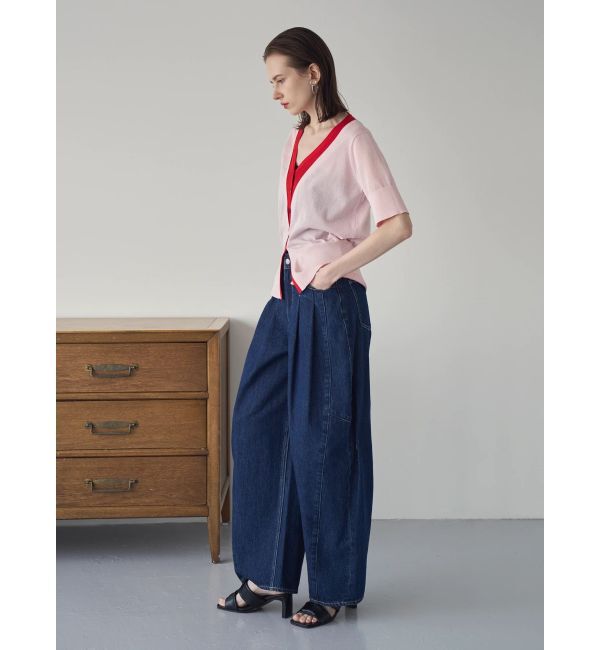 ELENDEEK「COLOR LAYERED HALF SLEEVES KT」|ニット・セーター|