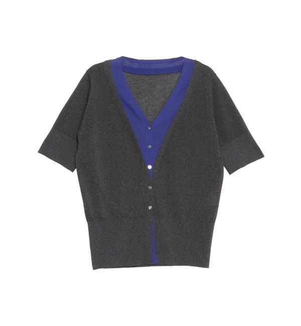 ELENDEEK「COLOR LAYERED HALF SLEEVES KT」|ニット・セーター|