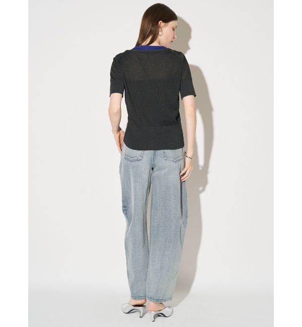 ELENDEEK「COLOR LAYERED HALF SLEEVES KT」|ニット・セーター|