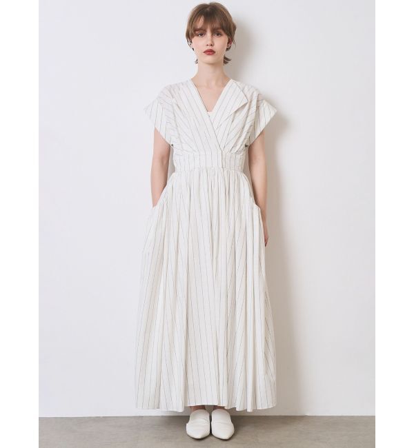 ELENDEEK「OPEN COLLAR SHIRT OP」|ワンピース|