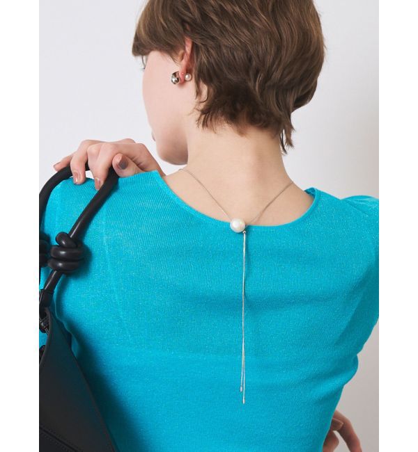 ELENDEEK「PEARL SLIDER NECKLACE」|ネックレス|