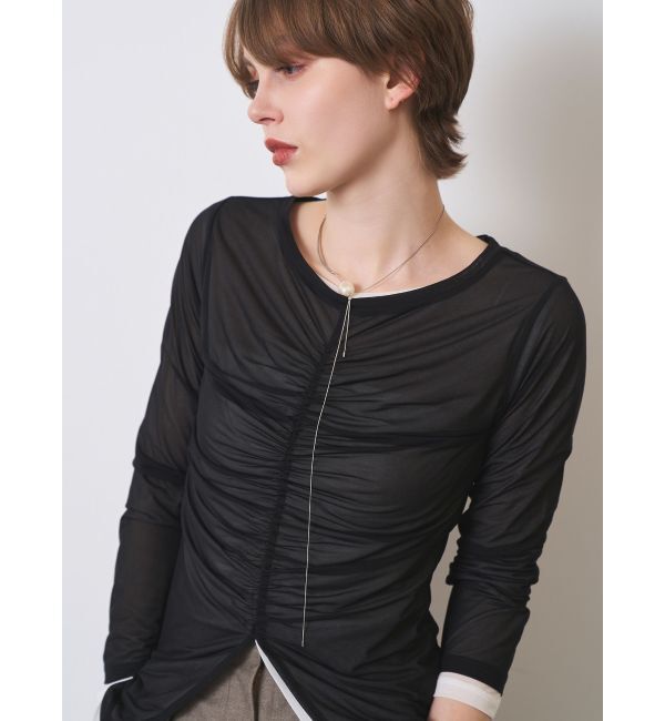 ELENDEEK「PEARL SLIDER NECKLACE」|ネックレス|