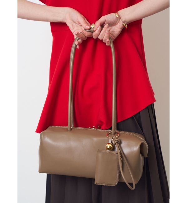 ELENDEEK「CHARM BOSTON BAG」|ボストンバッグ|モカ