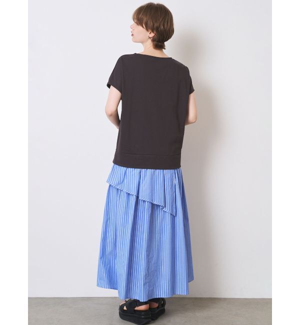 ELENDEEK「STRIPE COMBINATION OP」|ワンピース|