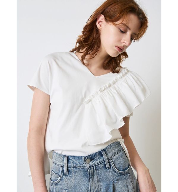 ELENDEEK「FRILL DOCKING CS」|Tシャツ・カットソー|