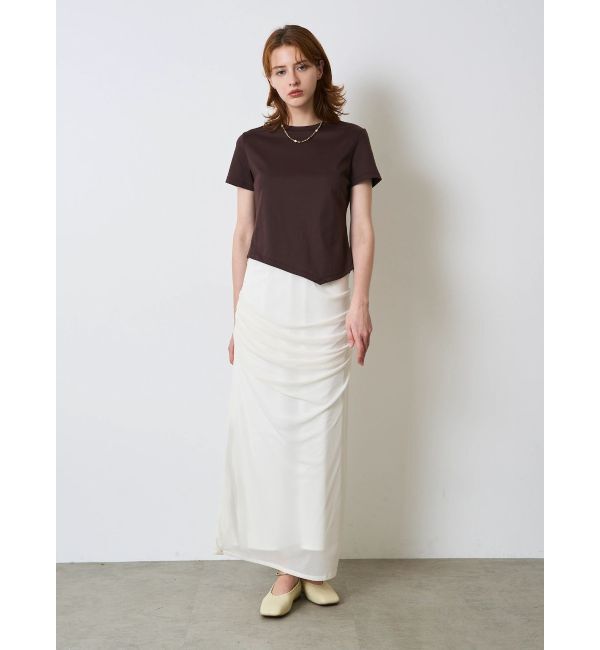 ELENDEEK「GATHERED TULLE SK」|スカート|