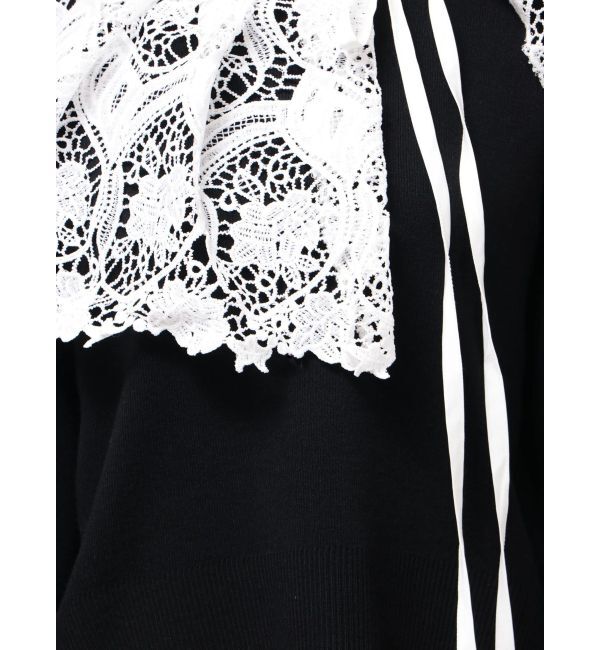 ELENDEEK「LACE COLLAR KT TOP」|ニット・セーター|