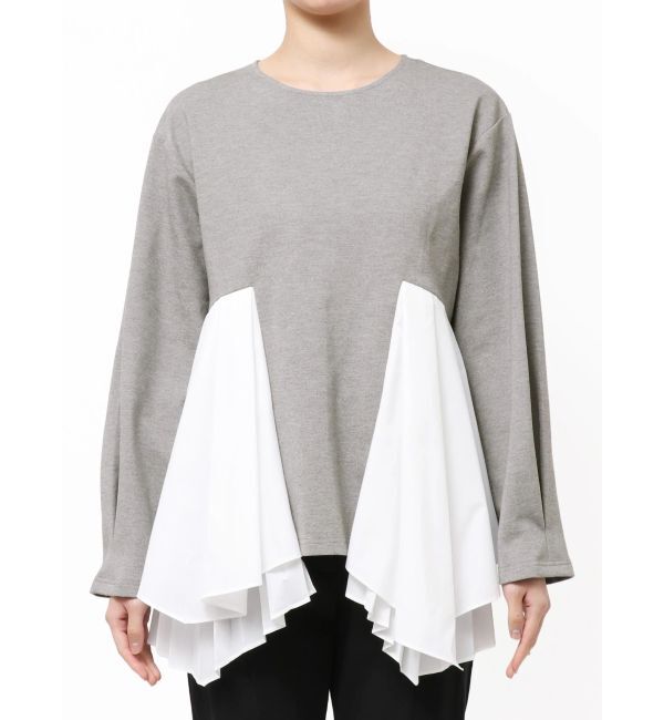 ELENDEEK「DOCKING RANDOM HEM CS」|Tシャツ・カットソー|