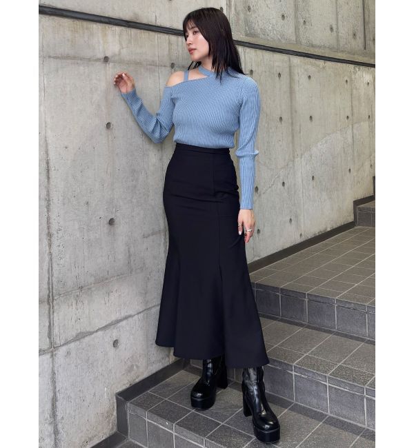 MURUA「2wayスタッズカバーブーツ」|ロングブーツ|