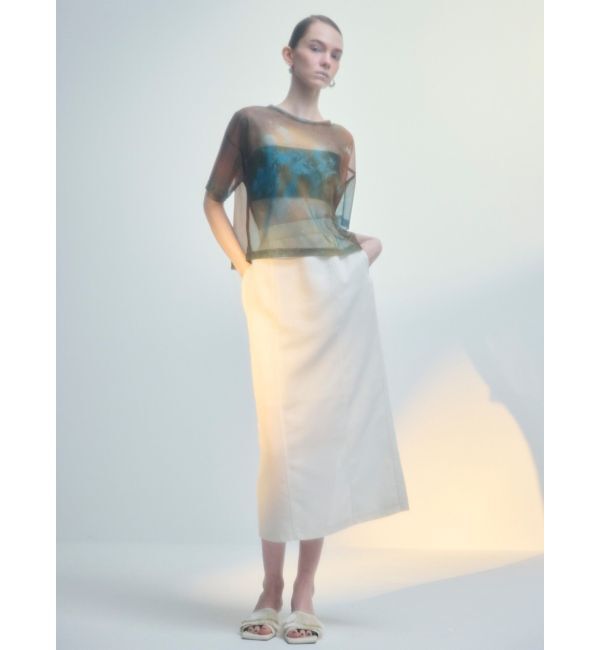 MURUA「【LIA KIMURA&times;MURUA】シアーTシャツ」|Tシャツ・カットソー|